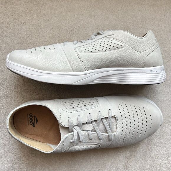 ABEO Lite Doran Steam Light Gray Leather  Sneakers Men US 11. 5 Athletic Lace Up main image 12